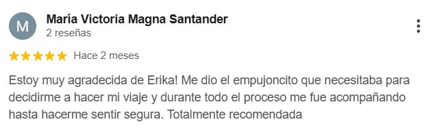 erikacastillo - viaja conmigo - viajes mujeres sola- viajar sola - libre y mochilera - mujeres viajeras - opinion clientas - reseñas (1)