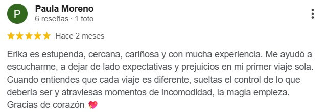 erikacastillo - viaja conmigo - viajes mujeres sola- viajar sola - libre y mochilera - mujeres viajeras - opinion clientas - reseñas (2)