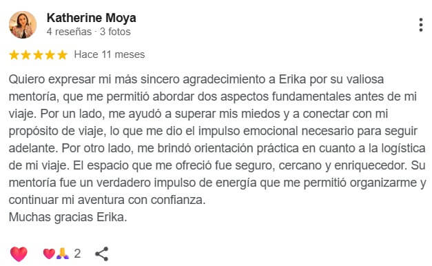 erikacastillo - viaja conmigo - viajes mujeres sola- viajar sola - libre y mochilera - mujeres viajeras - opinion clientas - reseñas (4)